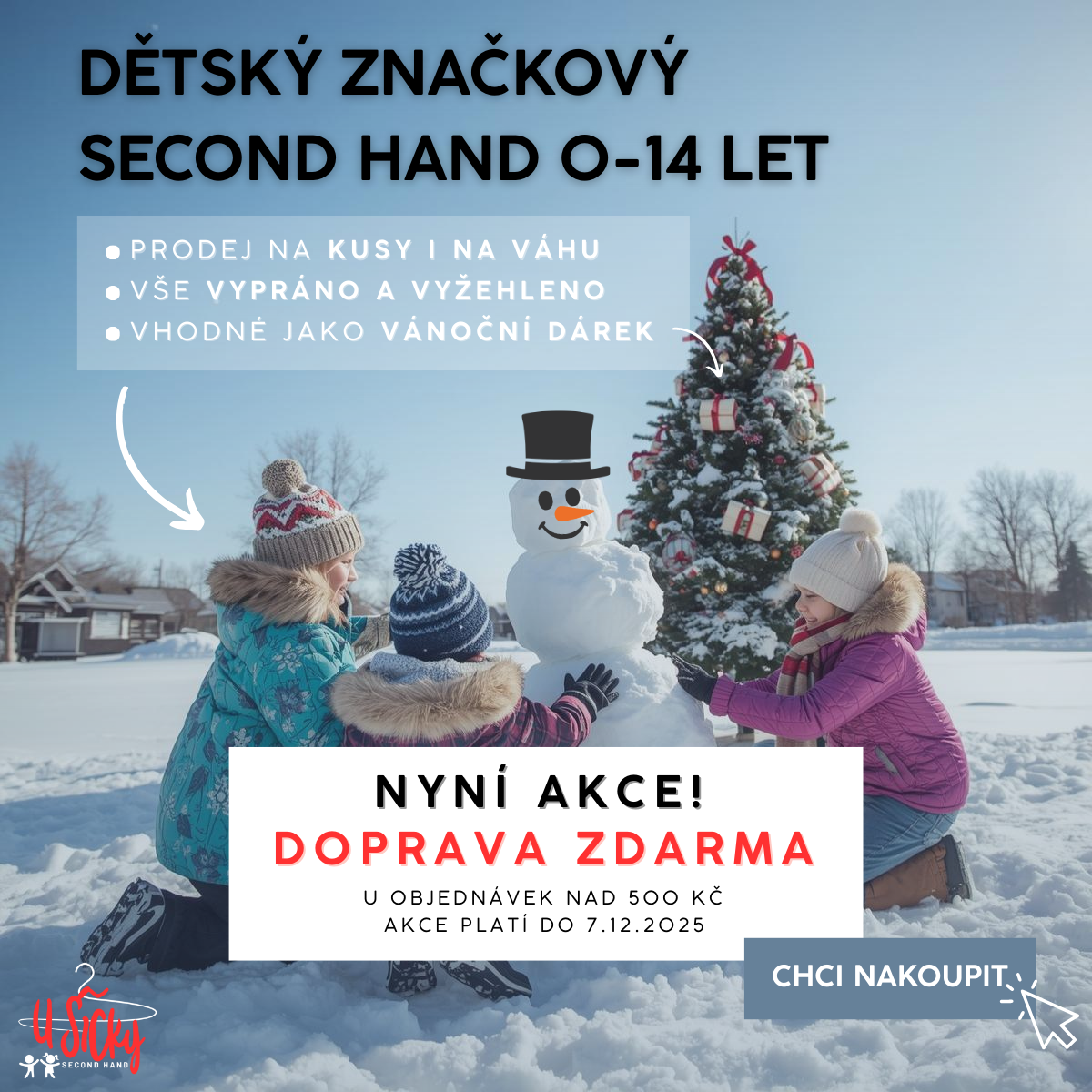 Zimní radost dětem: značkové oblečení za skvělé ceny + doprava zdarma!