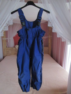 Benger - Fialové oteplovačky - Lyžařské kalhoty vel. 122-128