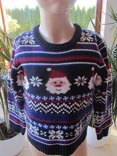 UK - Vánoční svetr vel. 110