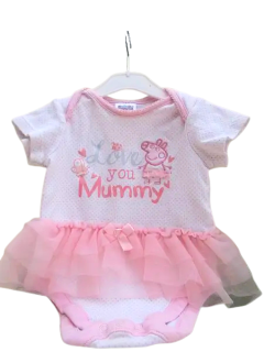 Dívčí body s tutu sukýnkou vel. 74 - Peppa Pig