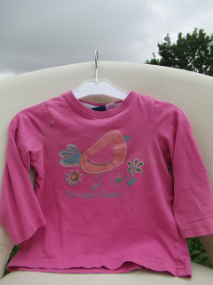 Dívčí tričko dlouhý rukáv vel. 86/92 - Lupilu