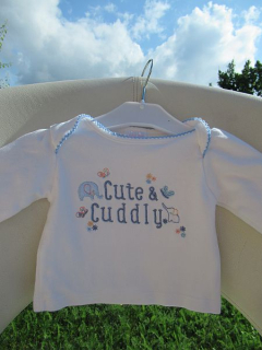 Dívčí kojenecké tričko dlouhý rukáv vel. 62-68 - Just Too Cute