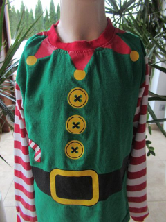 Chlapecké vánoční tričko dlouhý rukáv vel. 146 - Anglie