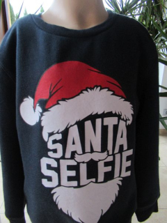 Chlapecká vánoční mikina vel. 128 - Rebel