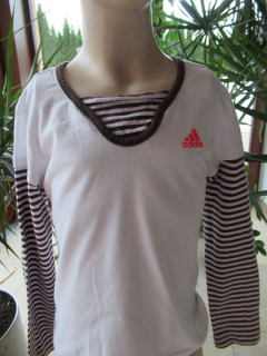 Dívčí tričko dlouhý rukáv vel. 122-128 - Adidas
