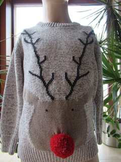 Chlapecký vánoční svetr vel. 104 - Next