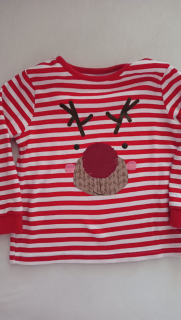 Chlapecké vánoční pyžamové tričko vel. 86 - George