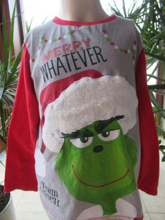 Chlapecké vánoční tričko dlouhý rukáv vel. 128-134 - The Grinch