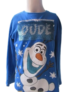 Olaf vánoční tričko vel. 122 -128 - Disney