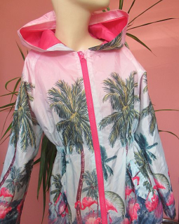 Dívčí lehký šusťákový kabátek vel. 140 - TU