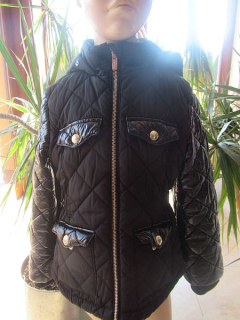 Dívčí prošívaná bunda vel. 128 - River Island