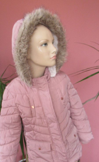 Dívčí zimní kabátek vel. 128 - Primark