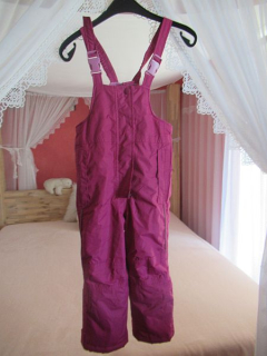 Dívčí malinové oteplovačky vel. 98/104 - Impidimpi