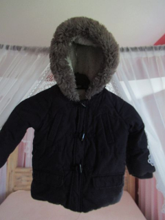 Zimní tmavě modrá chlapecká bunda vel. 86 - George