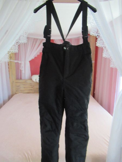Unisex černé lyžařské kalhoty vel. 140 - DEU