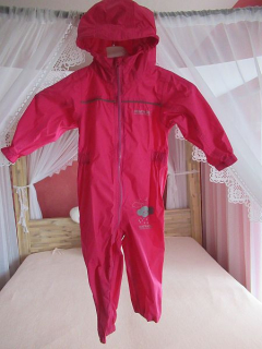 Dívčí růžová lehká pláštěnková kombinéza vel. 92 - Regatta