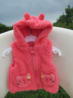 Dívčí vesta vel. 62 - Nutmeg