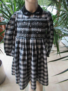 Dívčí šaty 3/4 rukávy vel. 116 - UK