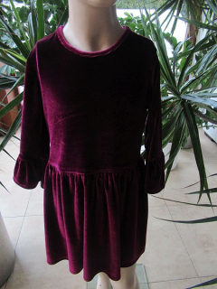 Dívčí slavnostní semišové šaty vel. 116 - George