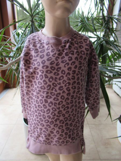 Dívčí mikinová tunika, šaty vel. 104 - M&Co