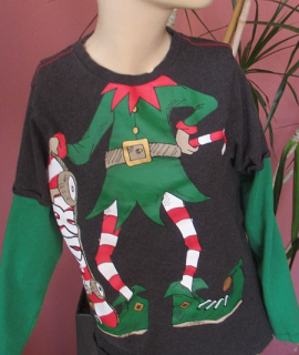 Chlapecké vánoční tričko s dlouhým rukávem vel. 140 - F&F