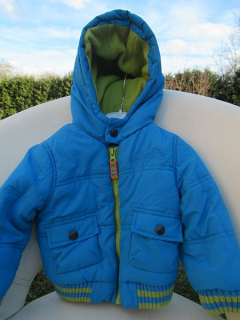 Chlapecká vyteplená bunda podzim/zima vel. 86 - Debenhams