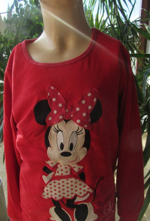 Dívčí tričko fleece vel. 128 - Disney