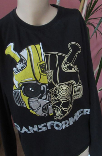 Chlapecké tričko s dlouhým rukávem vel. 164 - Transformers