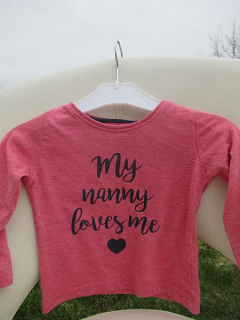 Unisex tričko s dlouhým rukávem vel. 80 - Primark