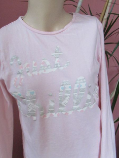 Dívčí tričko s dlouhým rukávem vel. 152 - F&F