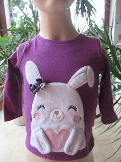 Dívčí tričko s dlouhým rukávem vel. 86 - Nutmeg