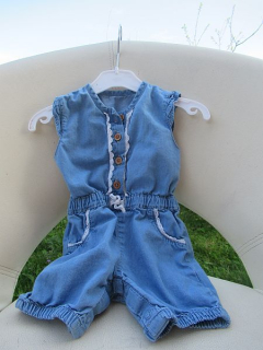 Dívčí riflový letní overal vel. 68 - George