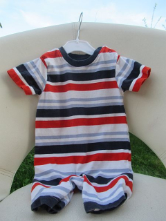 Chlapecký letní overal / Krátké pyžamo vel. 74 - Nutmeg