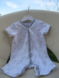 Chlapecký letní overal / Krátké pyžamo vel. 80 - Little me