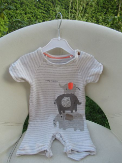 Unisex letní overal / Krátké pyžamo vel. 74 - UK