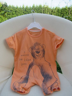 Chlapecký letní overal / Krátké pyžamo vel. 80 - Disney