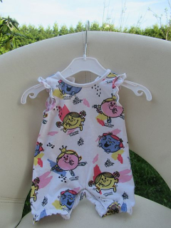 Dívčí letní overal vel. 56 - Mr. Men & Little Miss