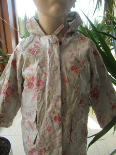 Dívčí nepromokavý kabátek podšitý bavlnou vel. 86-92 - Cath Kids