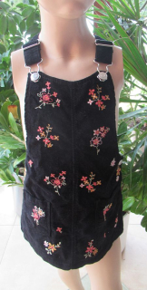 Dívčí manžestrová sukně s laclem vel. 104 - F&F