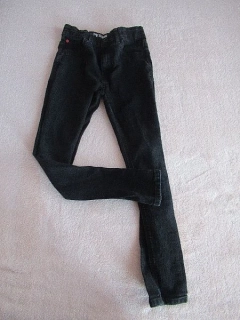 Černé skinny rifle vel. 146 - Denim