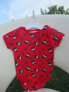 Dívčí vánoční body vel. 62 - Santa´s Little Helper