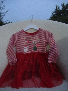 Dívčí vánoční šaty vel. 74 - Next