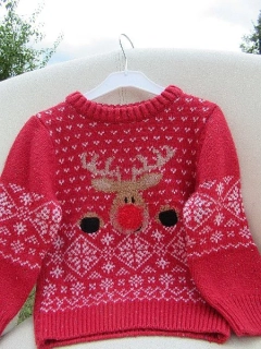 Chlapecký vánoční svetr vel. 86 - Next