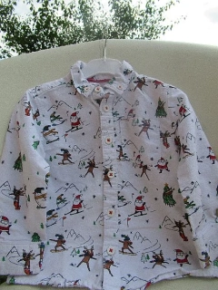 Chlapecká vánoční košile vel. 86 - F&F