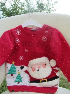 Unisex vánoční svetr vel. 80 - Miniclub