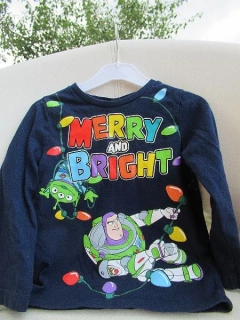 Chlapecké vánoční tričko s dlouhým rukávem vel. 86 - Toy