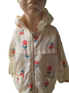 Dívčí šusťáková bunda podšitá bavlnou vel. 104 - Zara