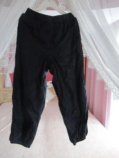 Unisex tmavě modré letní šusťákové kalhoty bez podšívky vel. 128 - Mountain Warehouse