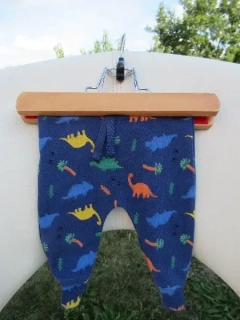 Chlapecké tmavě modré bavlněné kalhoty s dinosaury vel. 62 - Matalan