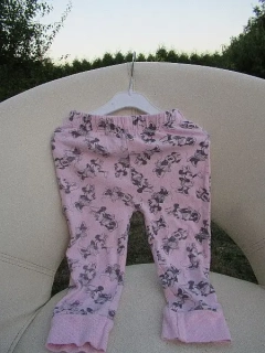 Minnie Dívčí světle růžové bavlněné kalhoty vel. 92 - Disney